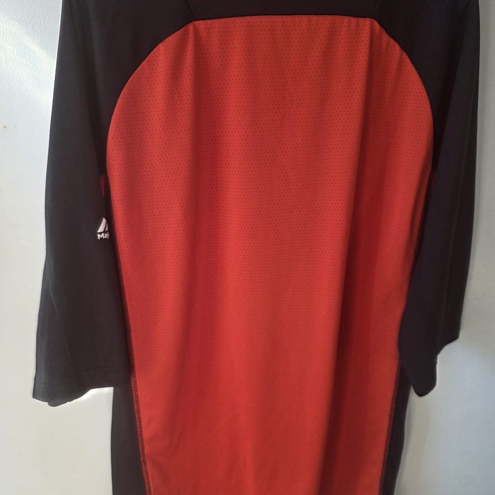 Majestic Authentic Miami Marlins Black On-Field Jersey Mens Medium Like New - Picture 5 of 9